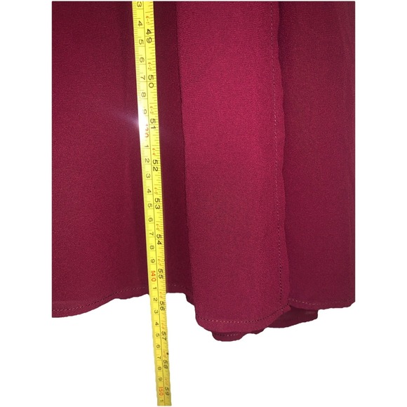 Lulu's Heavenly Hues Women S Burgundy Maxi Dress Bridesmaids Wedding Formal Prom - Picture 14 of 16